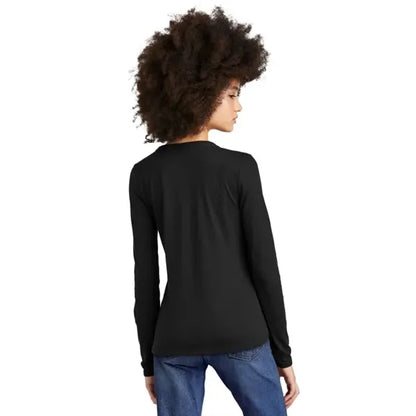 District Women's Perfect Tri Long Sleeve V-Neck Tee