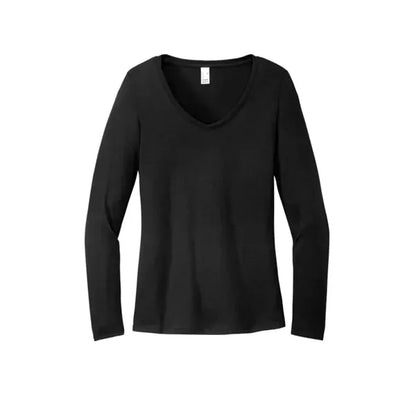 District Women's Perfect Tri Long Sleeve V-Neck Tee