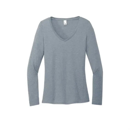 District Women's Perfect Tri Long Sleeve V-Neck Tee