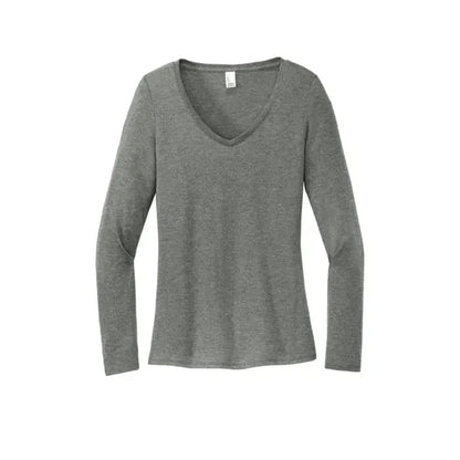 District Women's Perfect Tri Long Sleeve V-Neck Tee