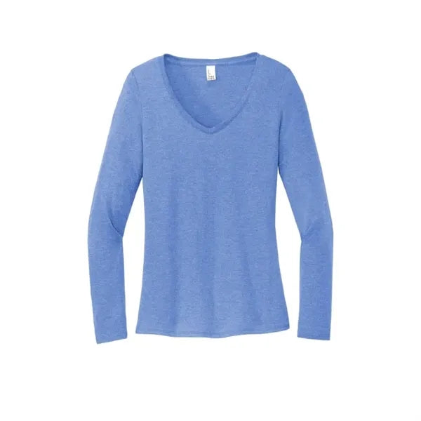 District Women's Perfect Tri Long Sleeve V-Neck Tee