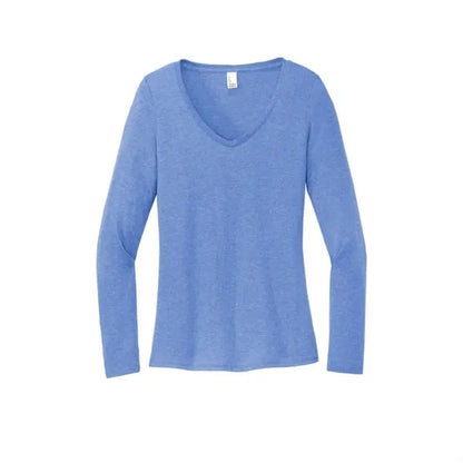 District Women's Perfect Tri Long Sleeve V-Neck Tee
