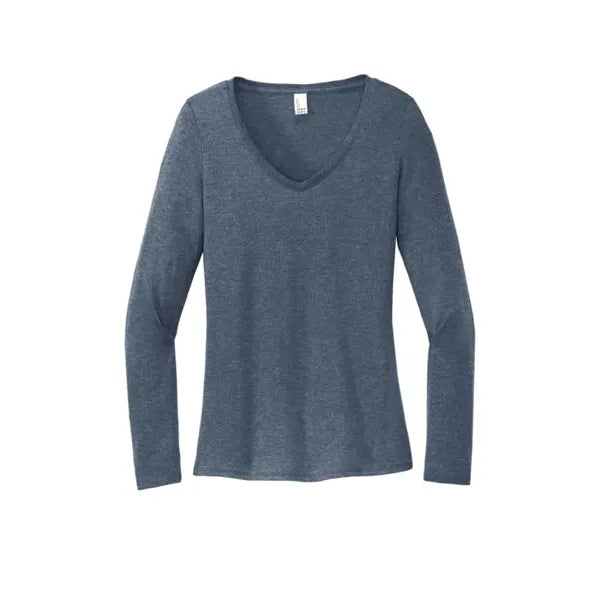 District Women's Perfect Tri Long Sleeve V-Neck Tee