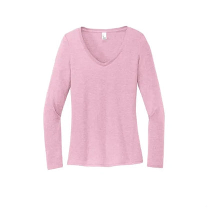 District Women's Perfect Tri Long Sleeve V-Neck Tee