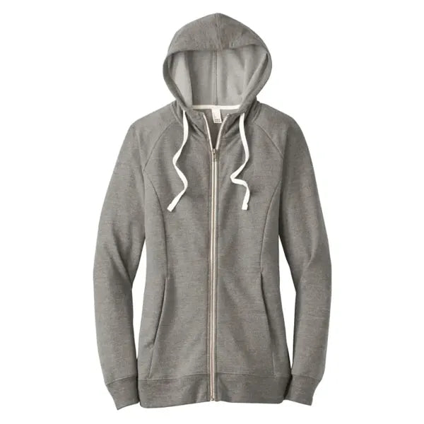 District Women's Perfect Tri French Terry Full-Zip Hoodie.