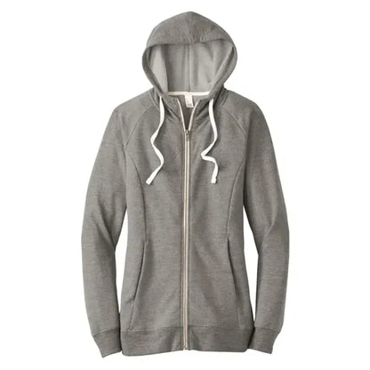 District Women's Perfect Tri French Terry Full-Zip Hoodie.