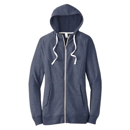 District Women's Perfect Tri French Terry Full-Zip Hoodie.