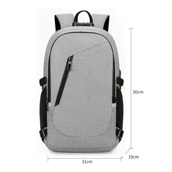 Anti Theft Laptop Backpack with USB Port and Lock