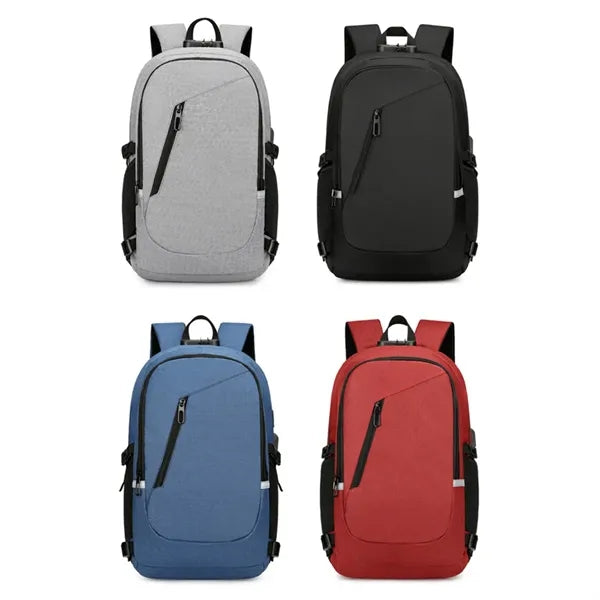 Anti Theft Laptop Backpack with USB Port and Lock