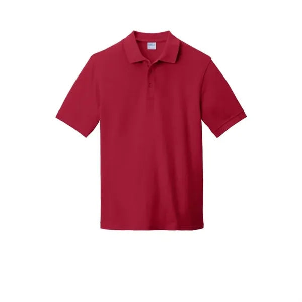 Port & Company Combed Ring Spun Pique Polo.
