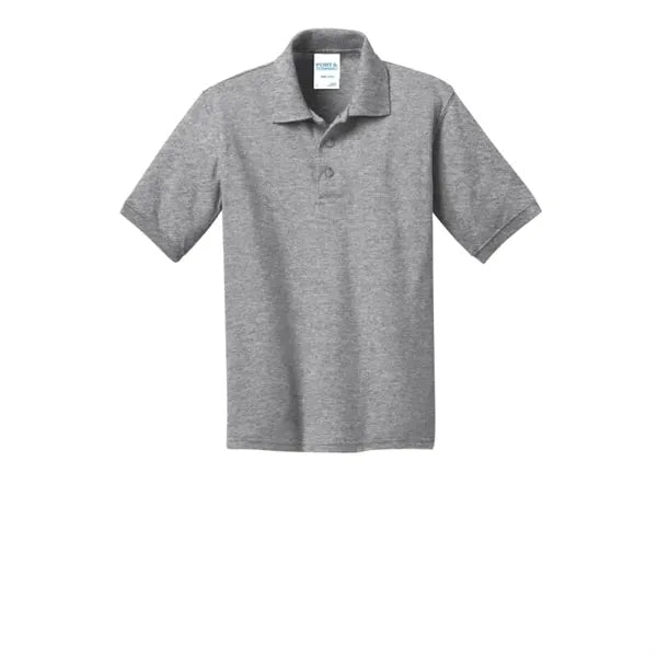 Port & Company Youth Core Blend Jersey Knit Polo.