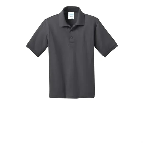 Port & Company Youth Core Blend Jersey Knit Polo.