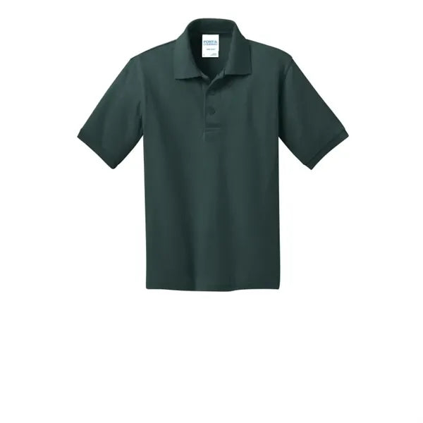 Port & Company Youth Core Blend Jersey Knit Polo.