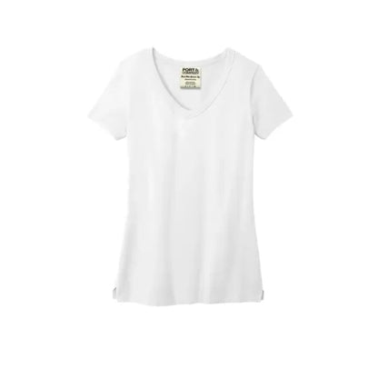 Port & Company Women's Beach Wash Garment-Dyed V-Neck Tee