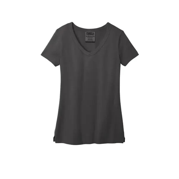 Port & Company Women's Beach Wash Garment-Dyed V-Neck Tee