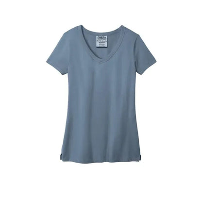 Port & Company Women's Beach Wash Garment-Dyed V-Neck Tee