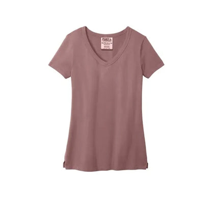Port & Company Women's Beach Wash Garment-Dyed V-Neck Tee