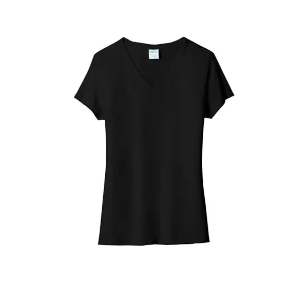 Port & Company Women's Tri-Blend V-Neck Tee.