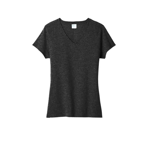 Port & Company Women's Tri-Blend V-Neck Tee.