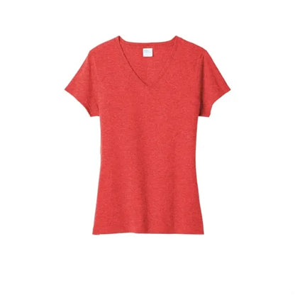Port & Company Women's Tri-Blend V-Neck Tee.