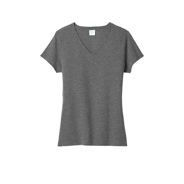 Port & Company Women's Tri-Blend V-Neck Tee.