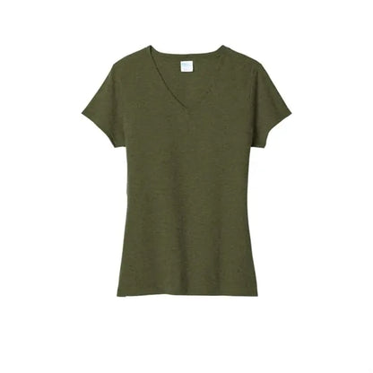 Port & Company Women's Tri-Blend V-Neck Tee.