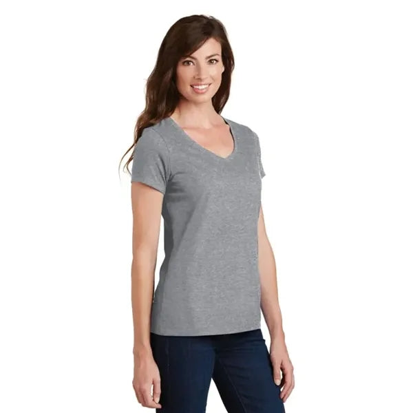 Port & Company Women's Fan Favorite V-Neck Tee.