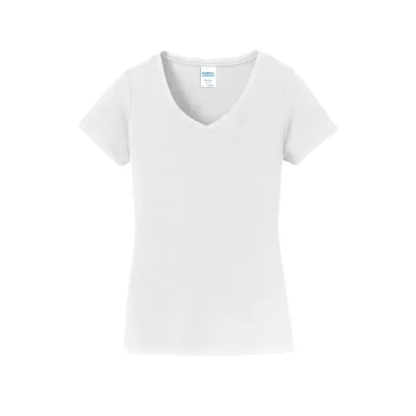 Port & Company Women's Fan Favorite V-Neck Tee.