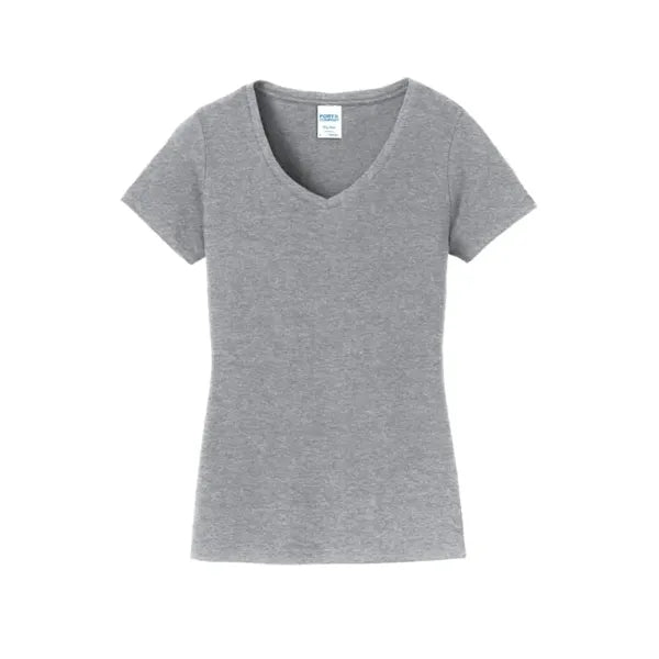 Port & Company Women's Fan Favorite V-Neck Tee.