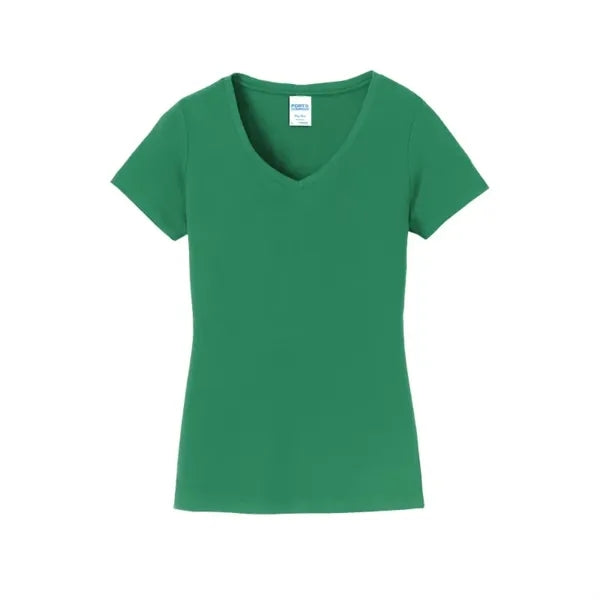 Port & Company Women's Fan Favorite V-Neck Tee.