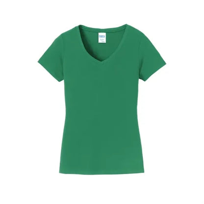 Port & Company Women's Fan Favorite V-Neck Tee.