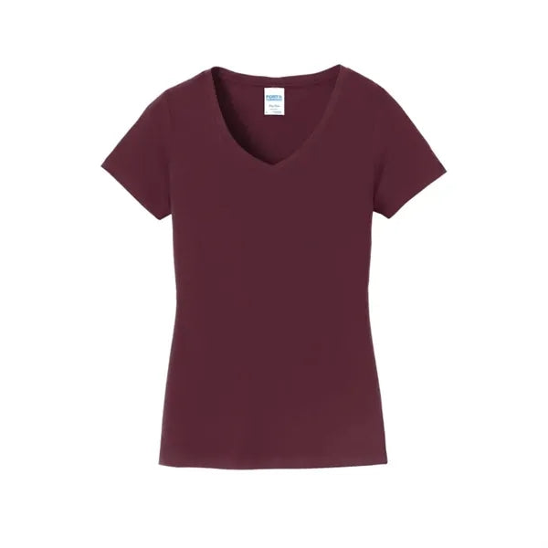 Port & Company Women's Fan Favorite V-Neck Tee.