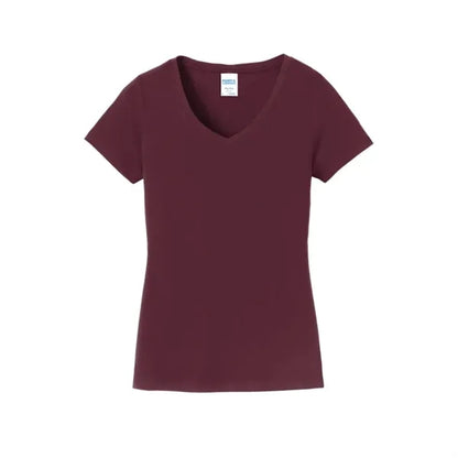 Port & Company Women's Fan Favorite V-Neck Tee.