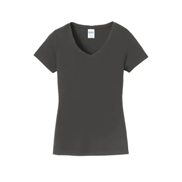 Port & Company Women's Fan Favorite V-Neck Tee.