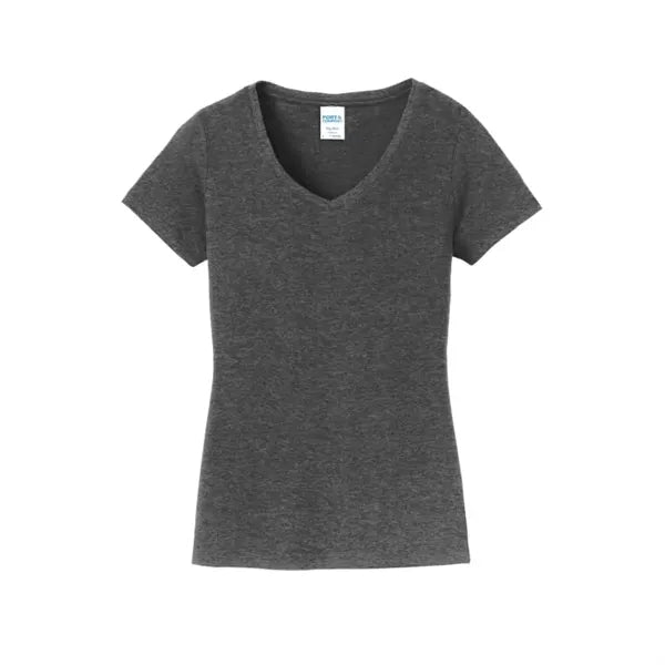 Port & Company Women's Fan Favorite V-Neck Tee.