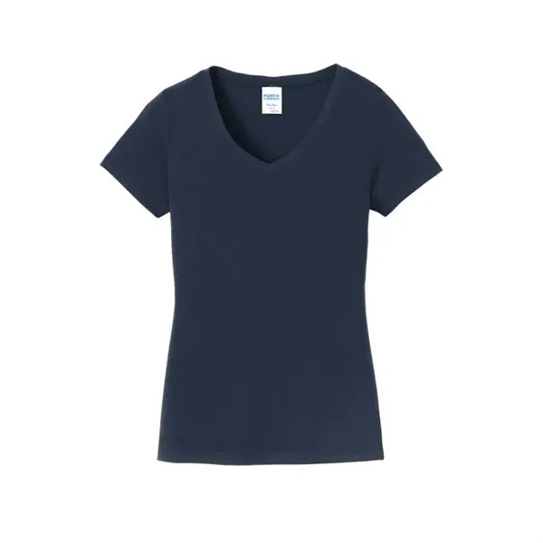 Port & Company Women's Fan Favorite V-Neck Tee.