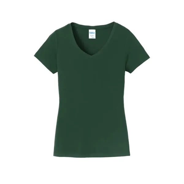 Port & Company Women's Fan Favorite V-Neck Tee.
