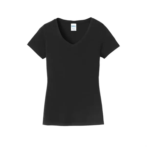 Port & Company Women's Fan Favorite V-Neck Tee.