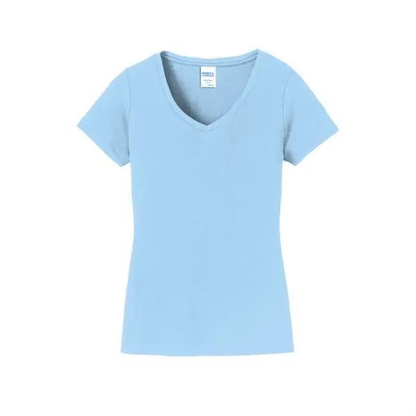 Port & Company Women's Fan Favorite V-Neck Tee.
