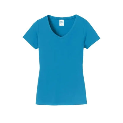 Port & Company Women's Fan Favorite V-Neck Tee.