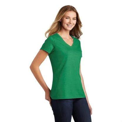 Port & Company Women's Fan Favorite Blend V-Neck Tee.