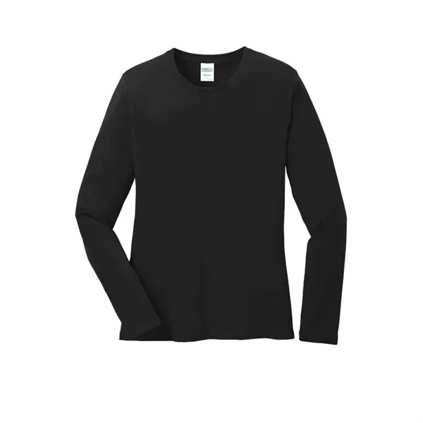 Port & Company Women's Long Sleeve Core Cotton Tee.