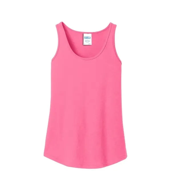 Port & Company Women's Core Cotton Tank Top.