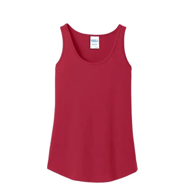 Port & Company Women's Core Cotton Tank Top.