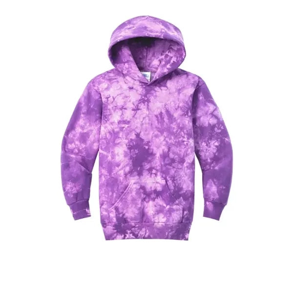 Port & Company Youth Crystal Tie-Dye Pullover Hoodie