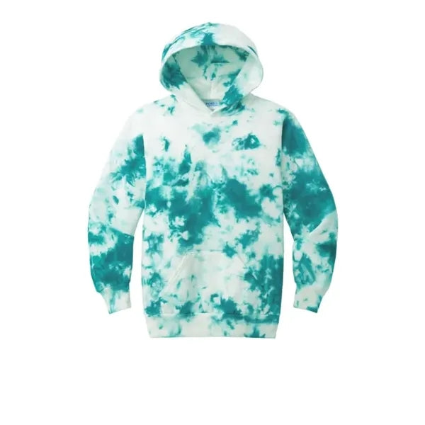 Port & Company Youth Crystal Tie-Dye Pullover Hoodie