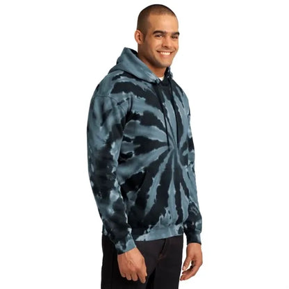 Port & Company Tie-Dye Pullover Hooded Sweatshirt.