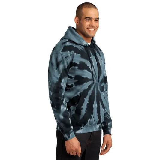 Port & Company Tie-Dye Pullover Hooded Sweatshirt.