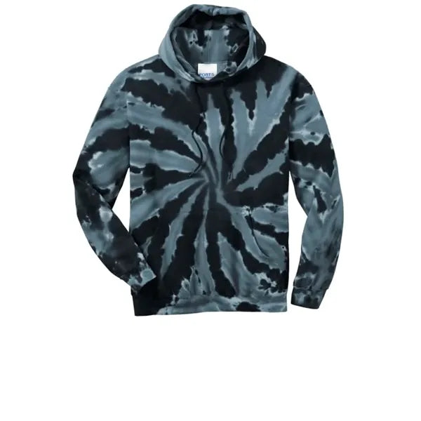 Port & Company Tie-Dye Pullover Hooded Sweatshirt.