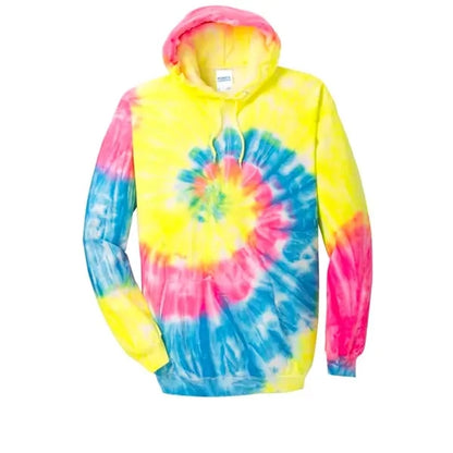 Port & Company Tie-Dye Pullover Hooded Sweatshirt.